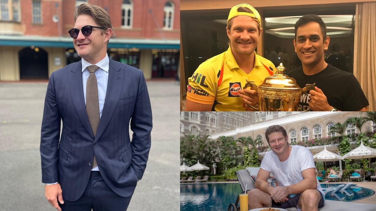 A collage of Shane Watson's personal life